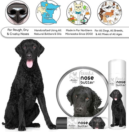 The Blissful Dog Curly-Coat Retriever Unscented Nose Butter, 1-Ounce