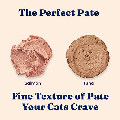 Solid Gold Tropical Blendz Salmon Pate in Coconut Oil - Nutrient-Rich Wet Cat Food for All Life Stages, 16 Pack