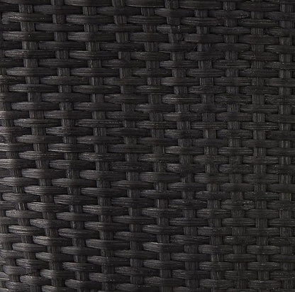 Retrospec Bicycles Cane Woven Rectangular Toto Basket with Authentic Leather Straps and Brass Buckles