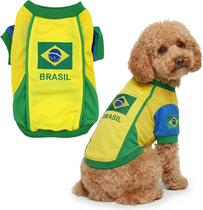 Parisian Pet Soccer Jersey for Dogs – Breathable Mesh Team Jersey, XS–5XL