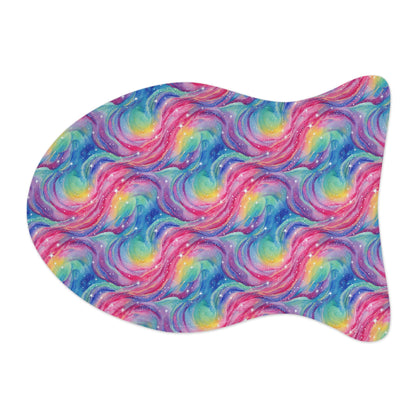 Bespattered Facade Rainbow Nebula Pet Feeding Mats (3 Shapes)