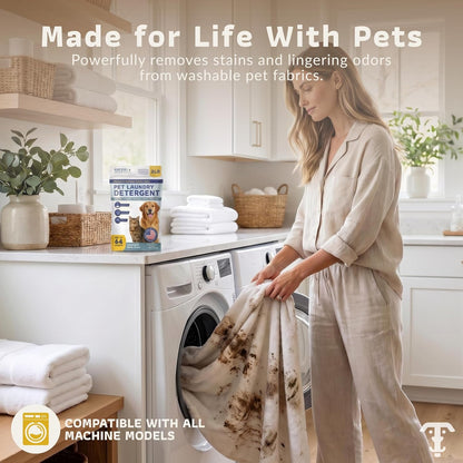 Katziela Enzyme Pet Laundry Detergent Powder – 64 Loads