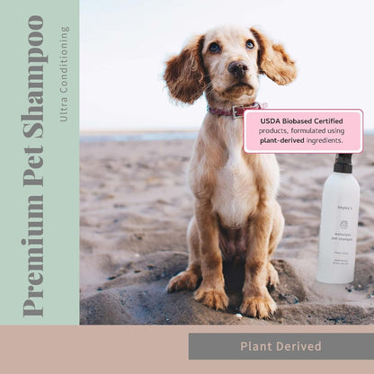 Waterless Pet Shampoo 2 Pack No Rinse Deodorizing Spray Dogs Cats