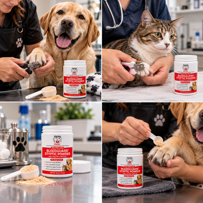BleedGuard™ Styptic Powder for Dogs, Cats & Small Pets 1.76 oz