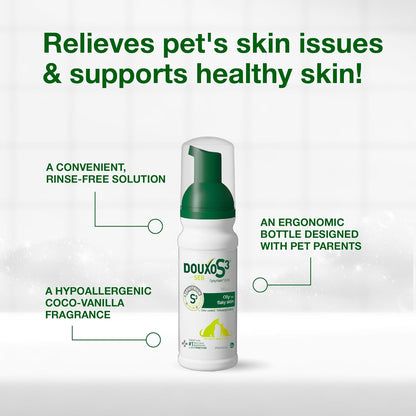 Douxo S3 SEB Mousse 5.1 oz Relief For Seborrhea In Dogs And Cats