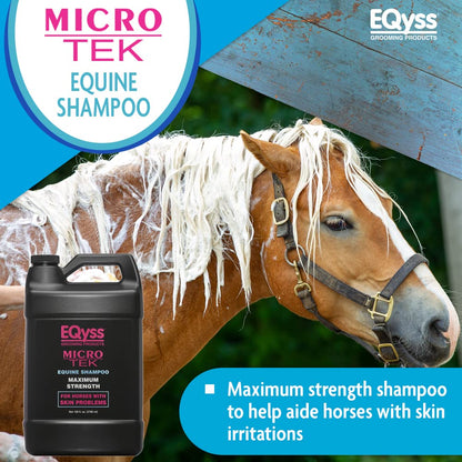 EQyss Micro-Tek Medicated Itch Relief Shampoo for Horses Gallon