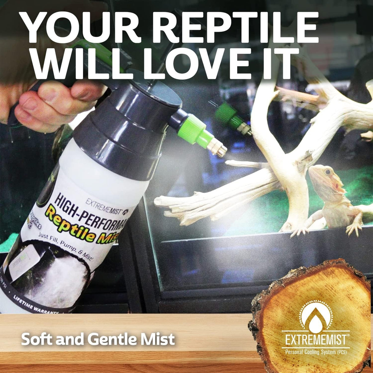 ExtremeMist Reptile Mister – Continuous Sprayer, 20 & 32 oz