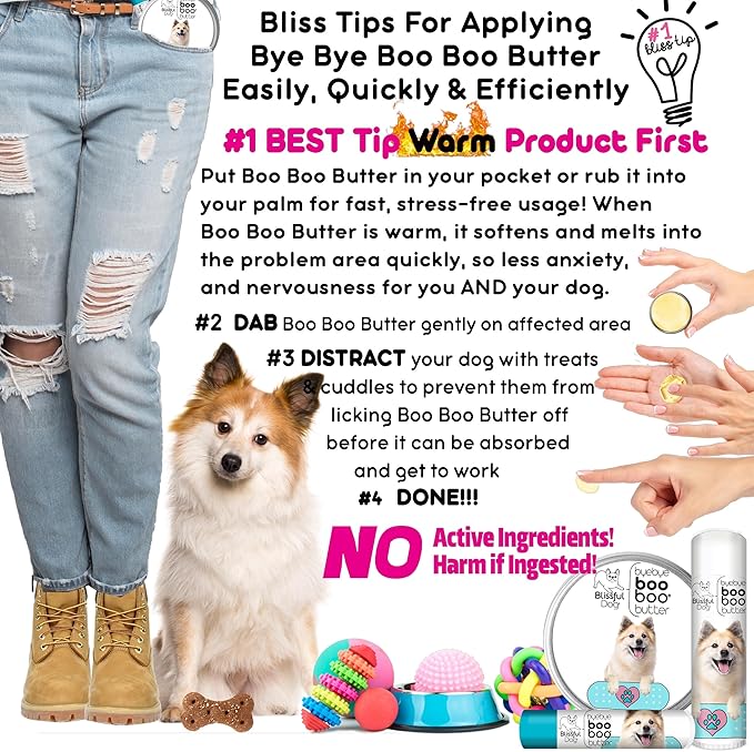 The Blissful Dog Icelandic Sheepdog Boo Boo Butter, 8 Ounce