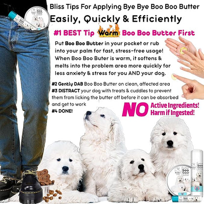 The Blissful Dog 4 oz TIN Great Pyrenees Booboo Butter