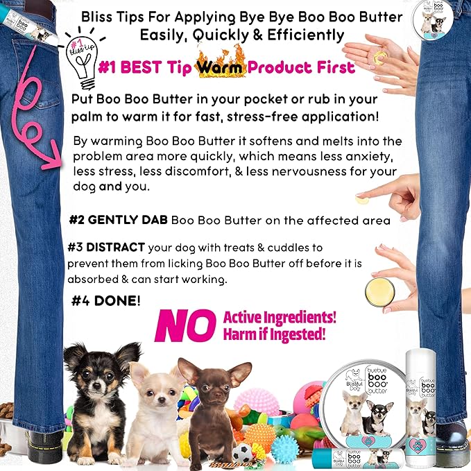 The Blissful Dog .15 oz Tube Chihuahua Booboo Butter