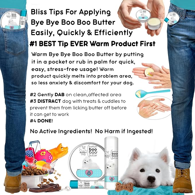 The Blissful Dog American Eskimo Boo Boo Butter, 16oz