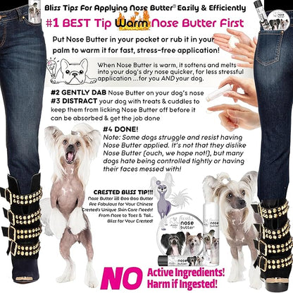 The Blissful Dog Chinese Crested Unscented Nose Butter, 0.50-Ounce