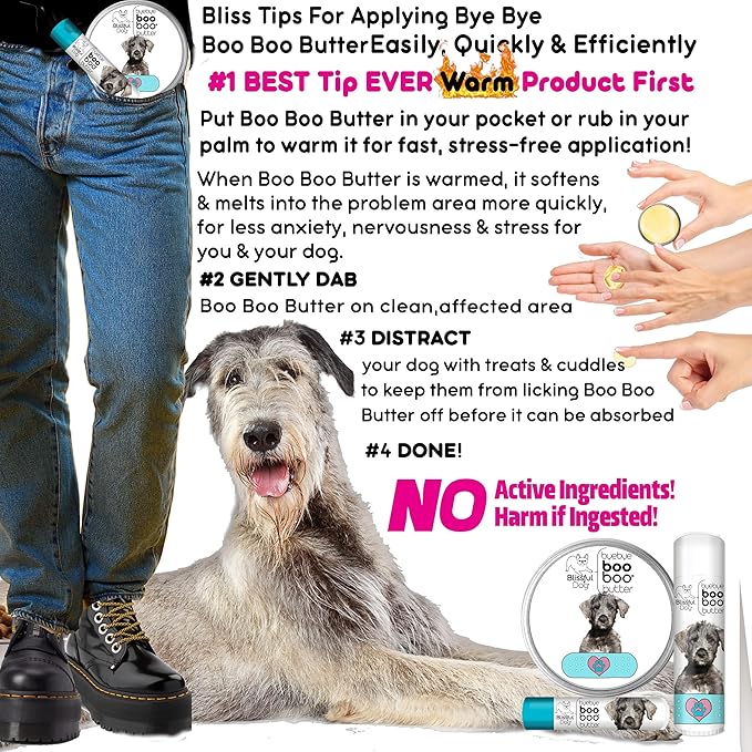 The Blissful Dog Irish Wolfhound Boo Boo Butter, 16 Ounce