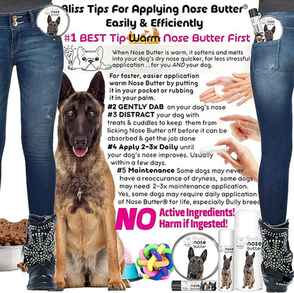 The Blissful Dog Belgian Malinois Unscented Nose Butter, 16oz