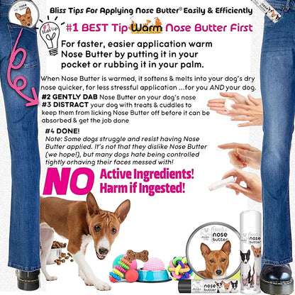 The Blissful Dog Basenji Unscented Nose Butter, 16oz