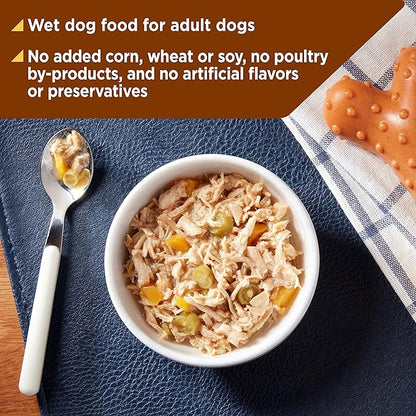 Nature's Recipe Grain Free Wet Dog Food, Chicken & Turkey Recipe, 2.75 Ounce Cup (Pack of 12)