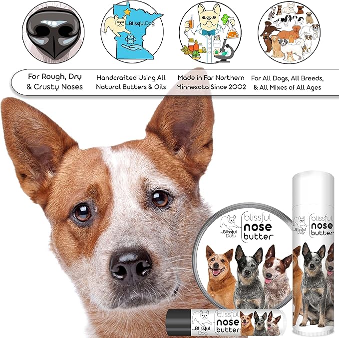The Blissful Dog Australian Cattle Dog Unscented Nose Butter, 16oz