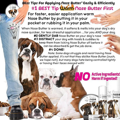 The Blissful Dog Boxer Duo Unscented Nose Butter, 8-Ounce