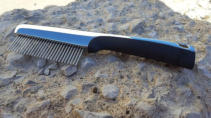 Resco Professional Anti-Static Dog, Cat, and Pet Rotating Pin Comb, Best for Removing Knots and Mats