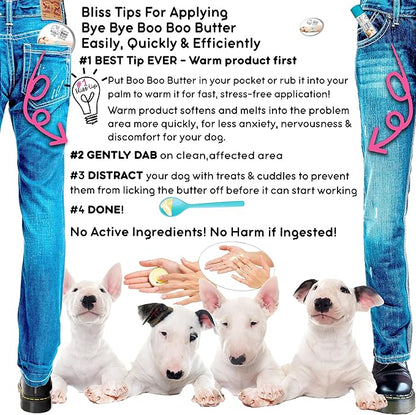 The Blissful Dog .15 oz Tube Bull Terrier Booboo Butter