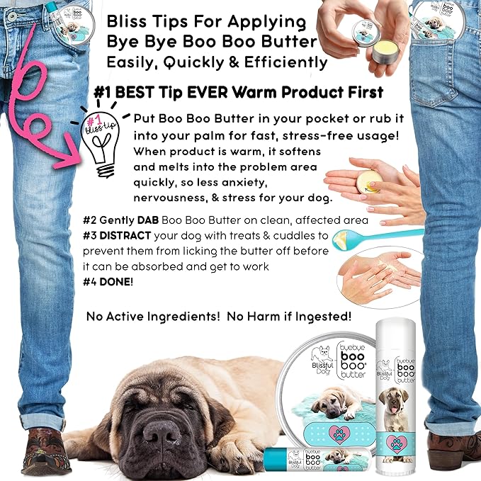 The Blissful Dog Anatolian Shepherd Boo Boo Butter, 16 Ounce