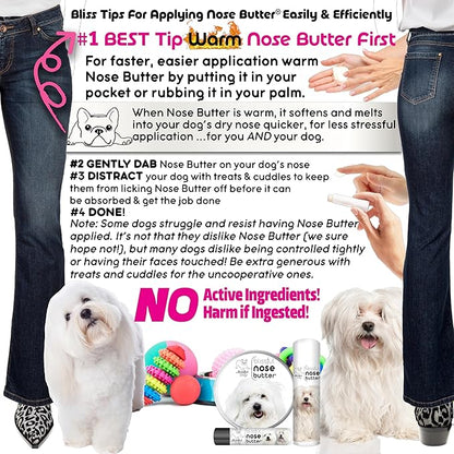 The Blissful Dog Coton De Tulear Unscented Nose Butter, 4-Ounce