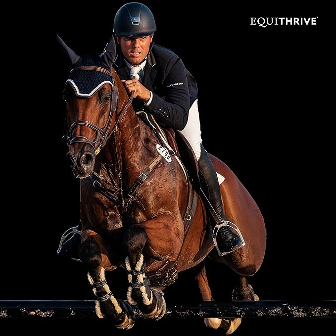 Equithrive Original Joint Supplement Powder with Resveratrol and Hyaluronic Acid for Horses, Equine Care, 8 lbs