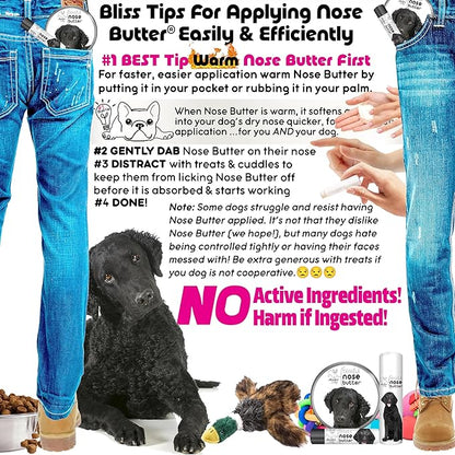 The Blissful Dog Curly-Coat Retriever Unscented Nose Butter, 4-Ounce