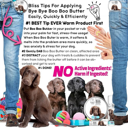 The Blissful Dog Flat-Coat Retriever Boo Boo Butter, 2-Ounce