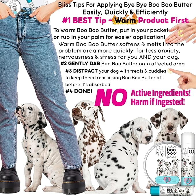 The Blissful Dog Dalmatian Boo Boo Butter, 0.50-Ounce