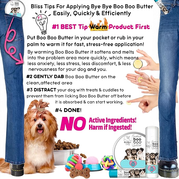 The Blissful Dog Havanese Boo Boo Butter, 16 oz.