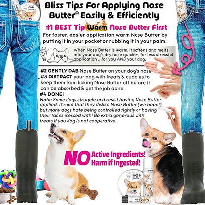 The Blissful Dog Corgi Unscented Nose Butter, 8-Ounce