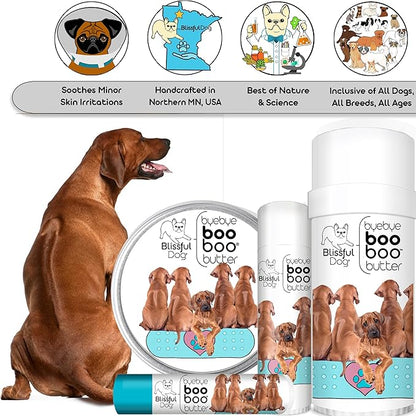The Blissful Dog 8 oz TIN Rhodesian Ridgeback Booboo Butter