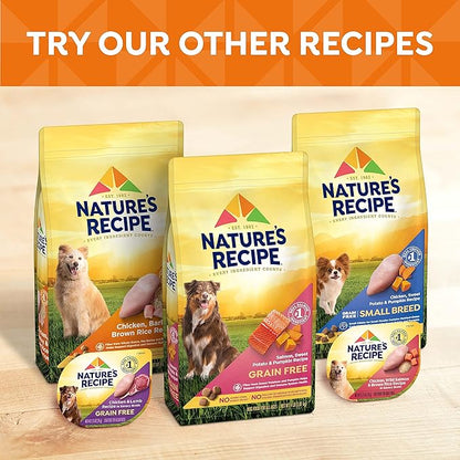 Nature's Recipe Grain Free Chicken Recipe in Savory Broth Wet Dog Food, 2.75 oz. Cup, 12 Count