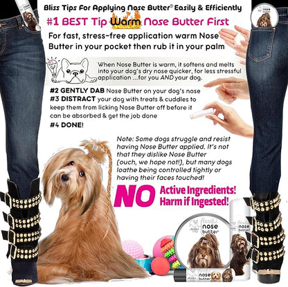 The Blissful Dog Havanese Unscented Nose Butter - Dog Nose Butter, 16 Ounce