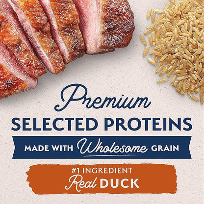 Natural Balance Limited Ingredient Adult Dry Dog Food with Healthy Grains, Reserve Duck & Brown Rice Recipe, 4 Pound (Pack of 1)