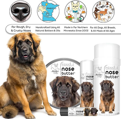 The Blissful Dog Leon Berger Unscented Nose Butter, 2 oz Tube
