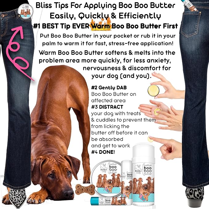 The Blissful Dog .15 oz Tube Rhodesian Ridgeback Booboo Butter