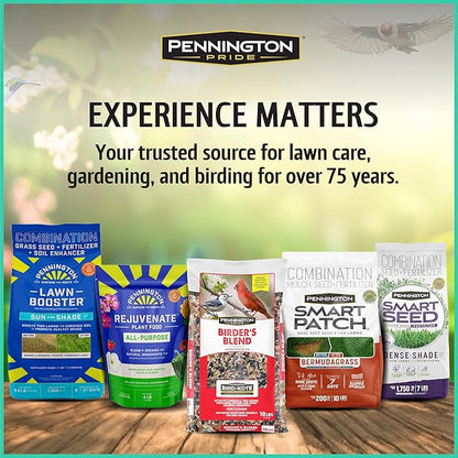 Pennington Pride Wild Finch Blend, Wild Bird Seed for Outside Feeders, Special Mix for a Variety of Musical & Colorful Birds, Great to Feed Year-Round, 10-lb. Bag