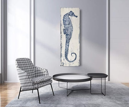 Yihui Arts Hand Painted Seahorse Canvas Art Wall Painting Pictures For Office Decoration