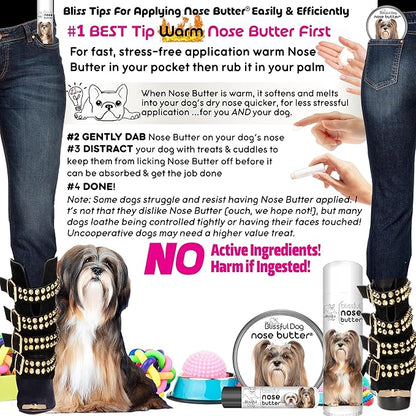 The Blissful Dog Lhasa Apso Unscented Nose Butter - Dog Nose Butter, 16 Ounce