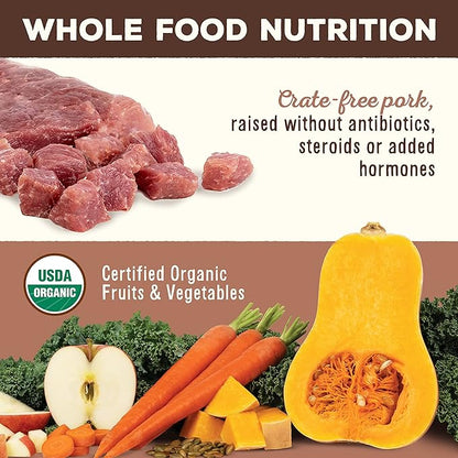 Primal Freeze Dried Raw Dog Food Nuggets, Pork, Complete & Balanced Meal, Also Use as Topper or Treat, Premium, Healthy, Grain Free, High Protein Raw Dog Food, 14 oz