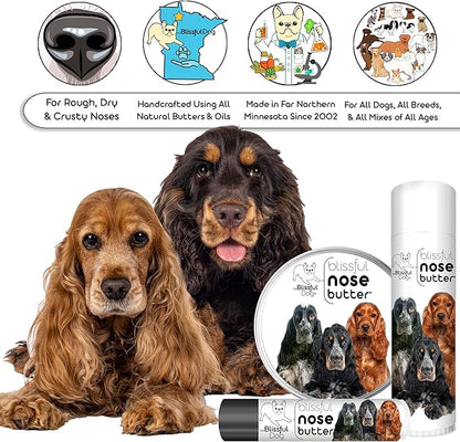 The Blissful Dog English Cocker Spaniel Unscented Nose Butter, 16oz
