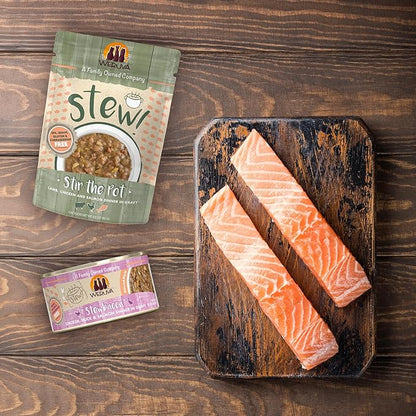 Weruva Classic Cat Stews!, Stewlander with Duck & Salmon in Gravy, 2.8oz Can (Pack of 12)