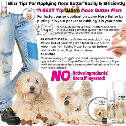 The Blissful Dog Goldendoodle Unscented Nose Butter - Dog Nose Butter, 2 Ounce