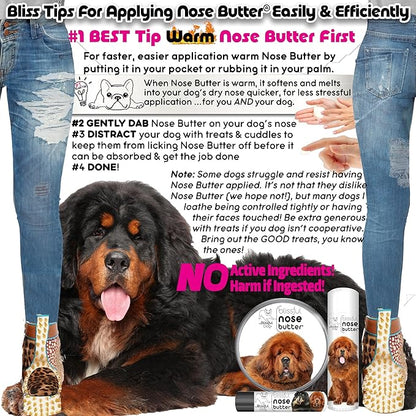 The Blissful Dog Tibetan Mastiff Unscented Nose Butter, 16oz