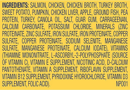 Nature's Recipe Grain Free Salmon, Sweet Potato, and Pumpkin Recipe Wet Dog Food, 13 oz. Can, 12 Count