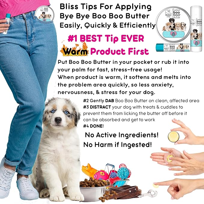 The Blissful Dog .15 oz Tube Australian Shepherd Booboo Butter