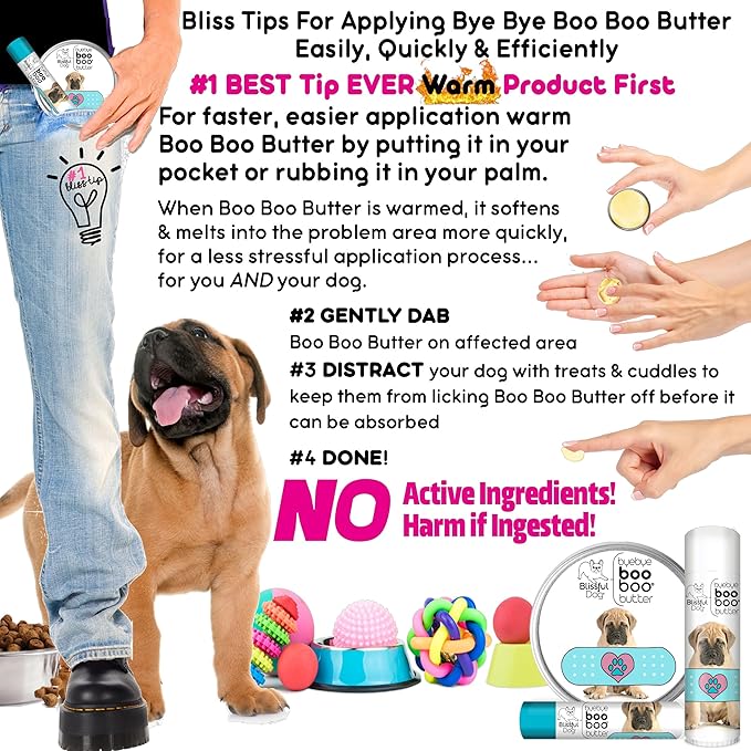 The Blissful Dog .15 oz Tube Bullmastiff Booboo Butter