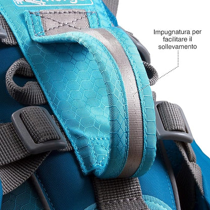 Kurgo Dog Saddlebag Backpack, Back Pack Dog Harness, Hiking Pack for Dogs, Packs for Pets to Wear, Camping & Travel Vest Harness, Reflective, Lightweight, Baxter Pack for Medium & Large Pets